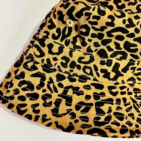Leopard Animal Print Bucket Hat One Size - Picture 3 of 5